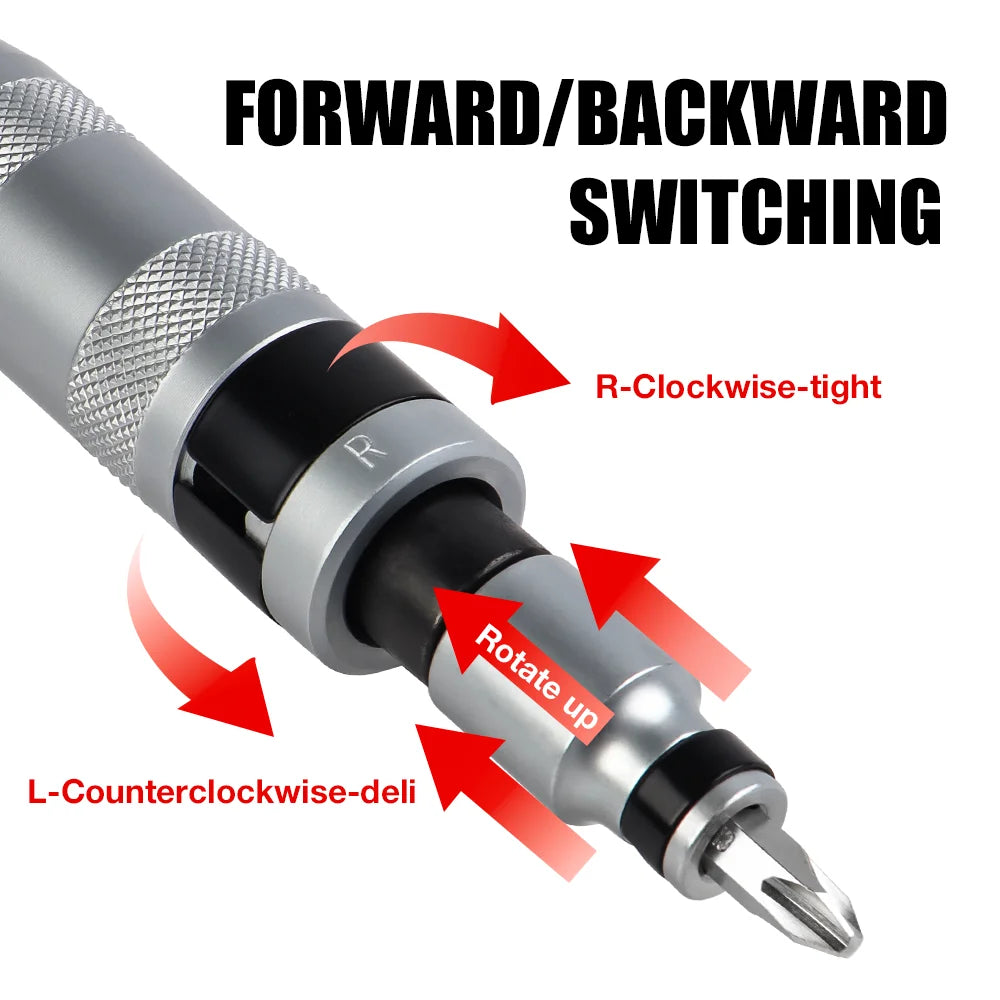 🔩 7/13 Pcs CR-V Manual Impact Screwdriver Kit Reversible | Portable | High Torque | Hand Repair Tools