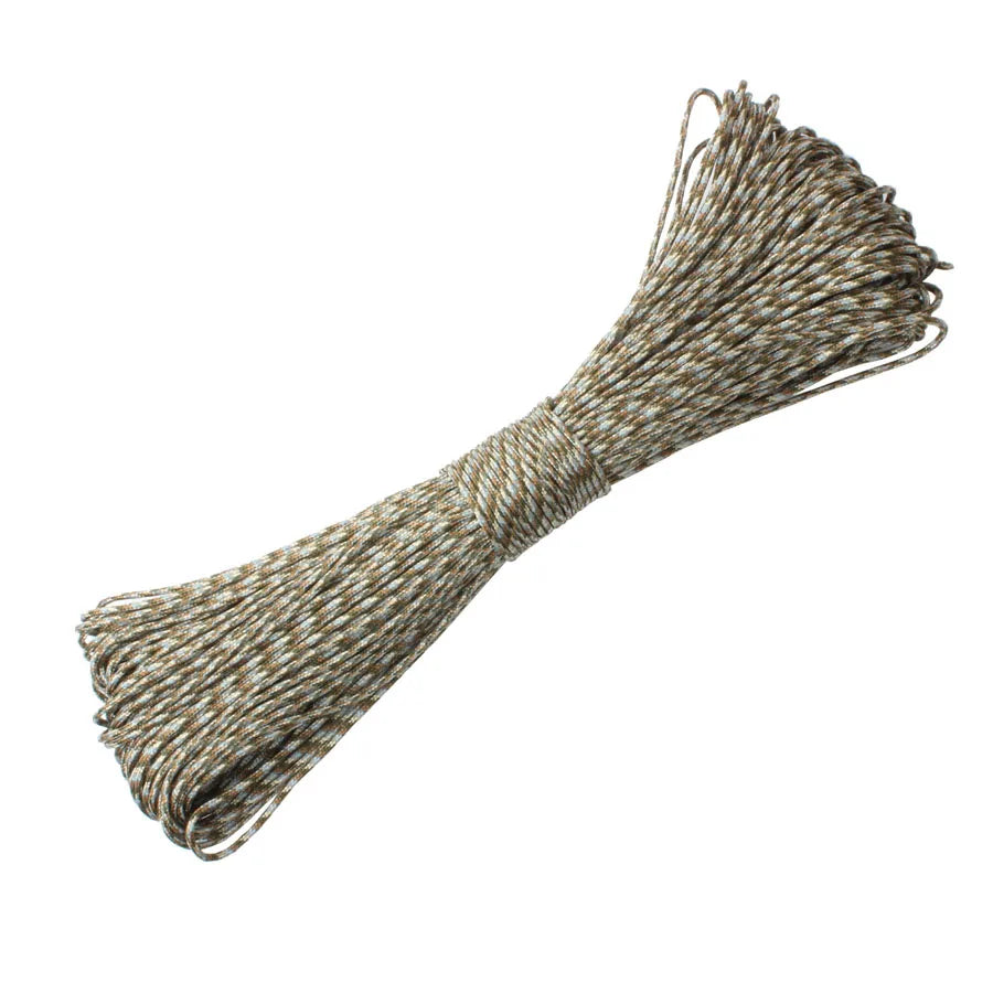 Survival Kit - 2mm Reflective Parachute Cord by CAMPINGSKY – 3-Strand Survival Rope for Camping, Hiking, Tent & Outdoor Utility