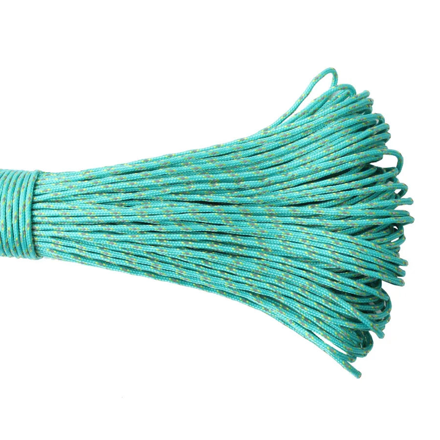 Survival Kit - 2mm Reflective Parachute Cord by CAMPINGSKY – 3-Strand Survival Rope for Camping, Hiking, Tent & Outdoor Utility