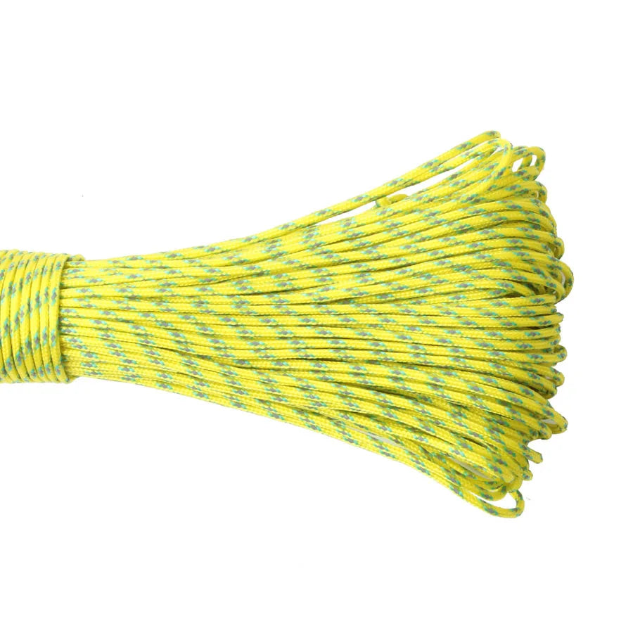Survival Kit - 2mm Reflective Parachute Cord by CAMPINGSKY – 3-Strand Survival Rope for Camping, Hiking, Tent & Outdoor Utility