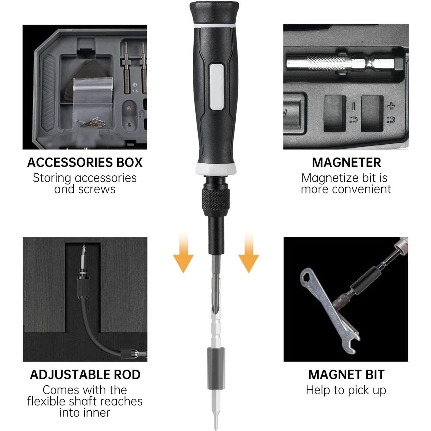 🧰 Precision Screwdriver Set – 152-in-1 / 25-in-1 Professional Laptop & Electronics Repair Kit with T5 T6 Torx Bits