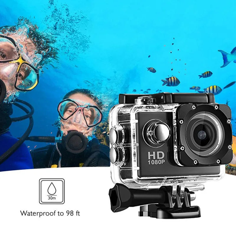 🎥 4K Ultra HD Action Camera — 3MP, Waterproof, Outdoor Sports Helmet Cam