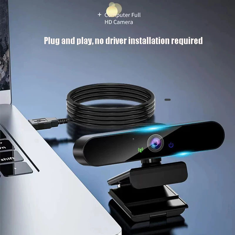 📹 4K USB Webcam with Microphone & Autofocus – 2K/1080P PC Camera for Live Streaming & Video Calling