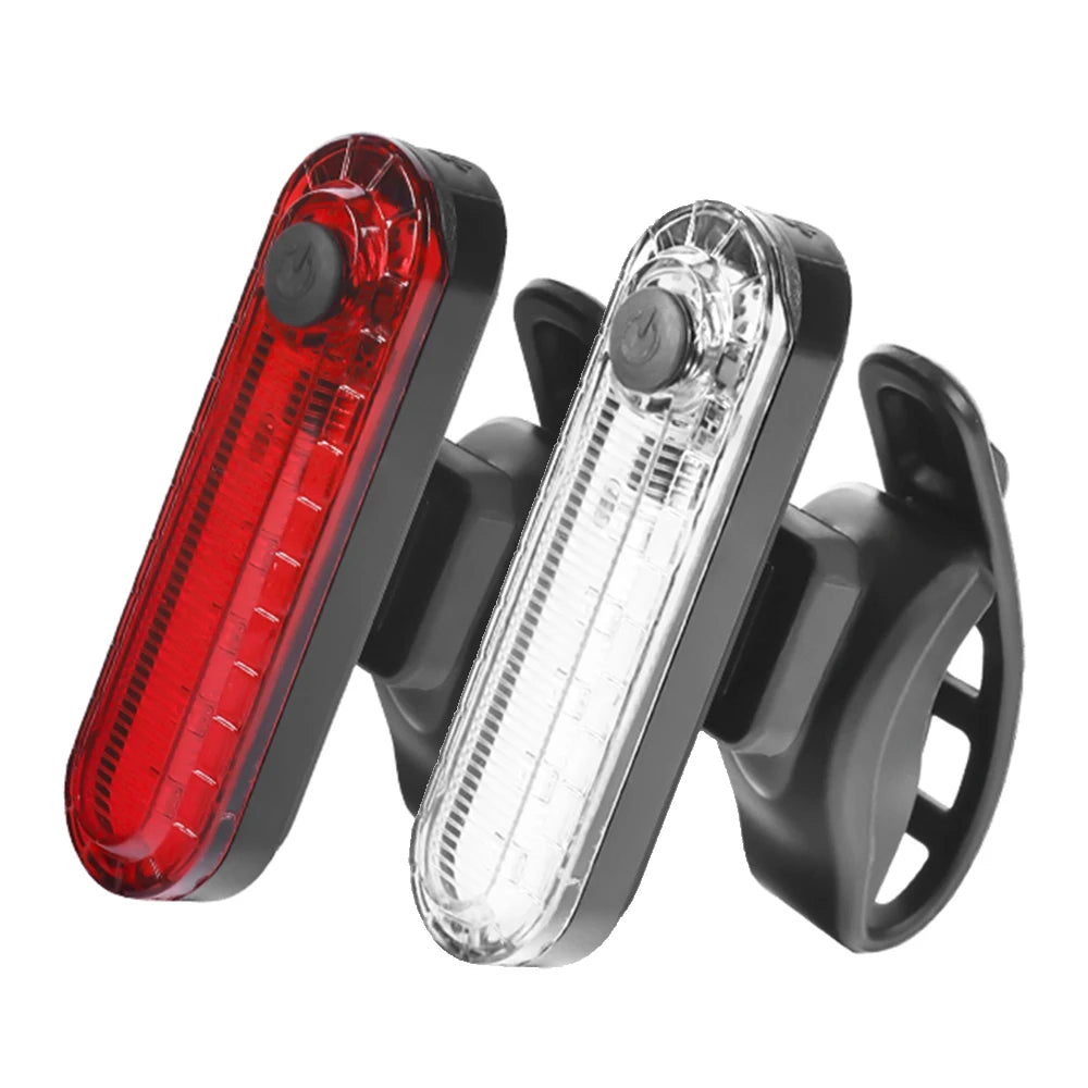 🔋 USB Rechargeable | 🚴♂️ Ultra-Bright Red Rear Bike Tail Light | 🔧 Easy to Install | 🚨 Bicycle Safety Light