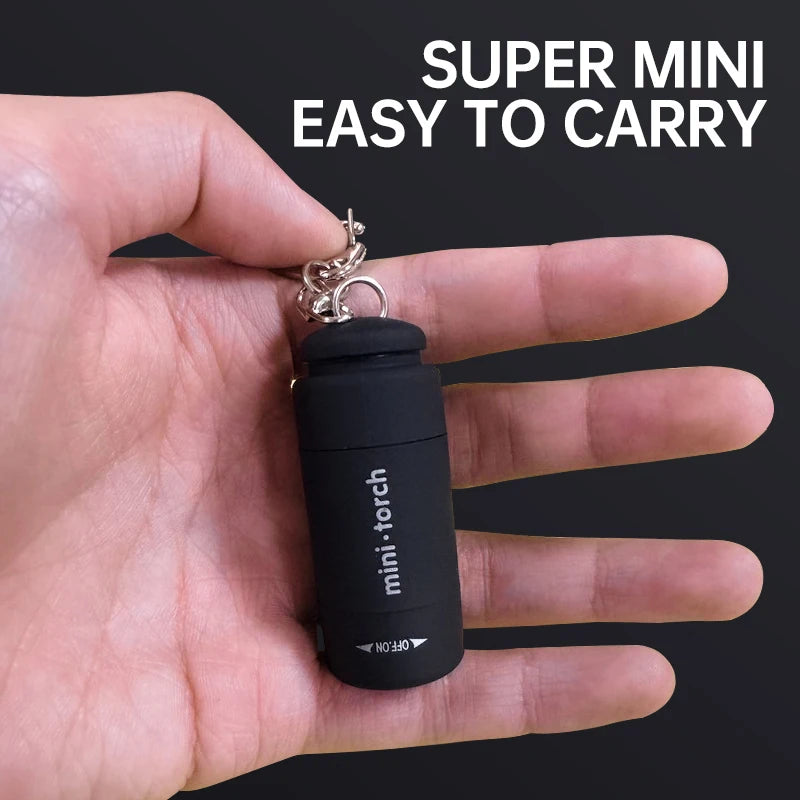 Survival Kit - Mini LED Keychain Flashlight – USB Rechargeable, Pocket Torch for Outdoor Camping, Hiking & Emergencies