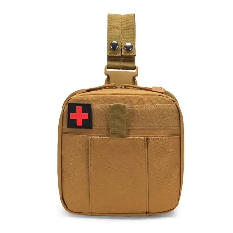 Survival - kit - Tactical First Aid Kit Bag – Medical Pouch for Camping, Hunting, Survival, Leg Pack or Backpack Storage