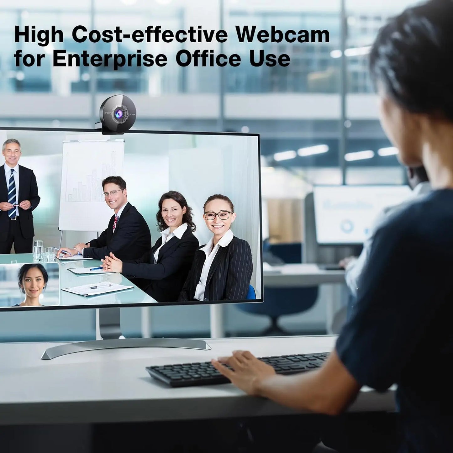 📷 4K Webcam with Microphone | 1080P 60FPS USB Mini Camera for PC/Laptop/Desktop – EMEET Web Camera