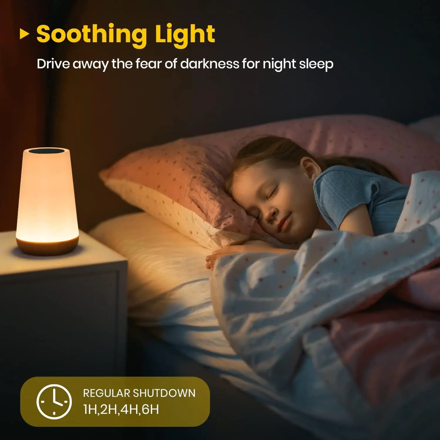 🌈 13-Color Changing Night Light – RGB Touch & Remote Control | Dimmable | USB Rechargeable Perfect for Bedrooms, Kids’ Rooms, Desktops, or as a Gift!