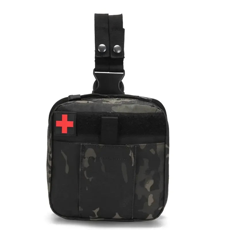 Survival - kit - Tactical First Aid Kit Bag – Medical Pouch for Camping, Hunting, Survival, Leg Pack or Backpack Storage