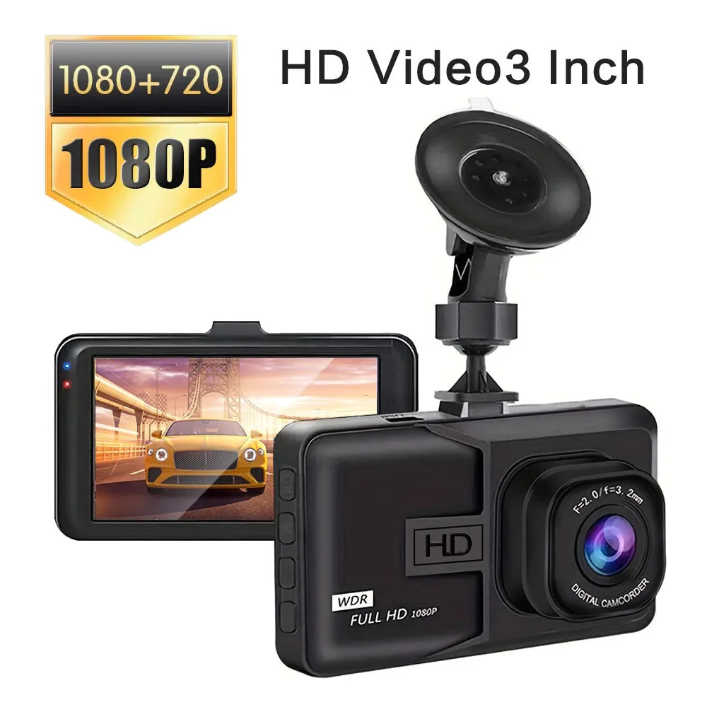 📹 Safety - Loop Recording | 🌙 Night Vision | 🅿️ 24h Parking Monitor | 🛡️ G-Sensor | Car Vehicle DVR Video Recorder Dashcam