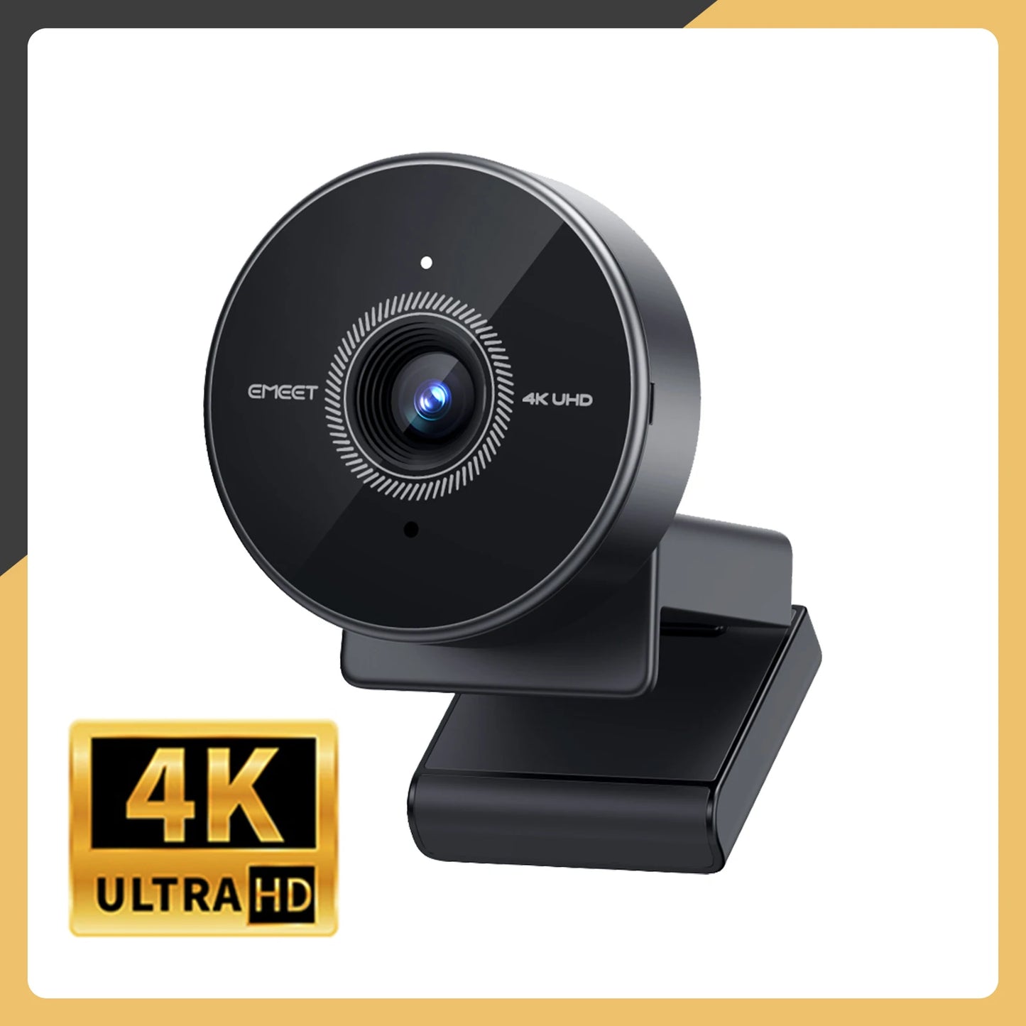 📷 4K Webcam with Microphone | 1080P 60FPS USB Mini Camera for PC/Laptop/Desktop – EMEET Web Camera