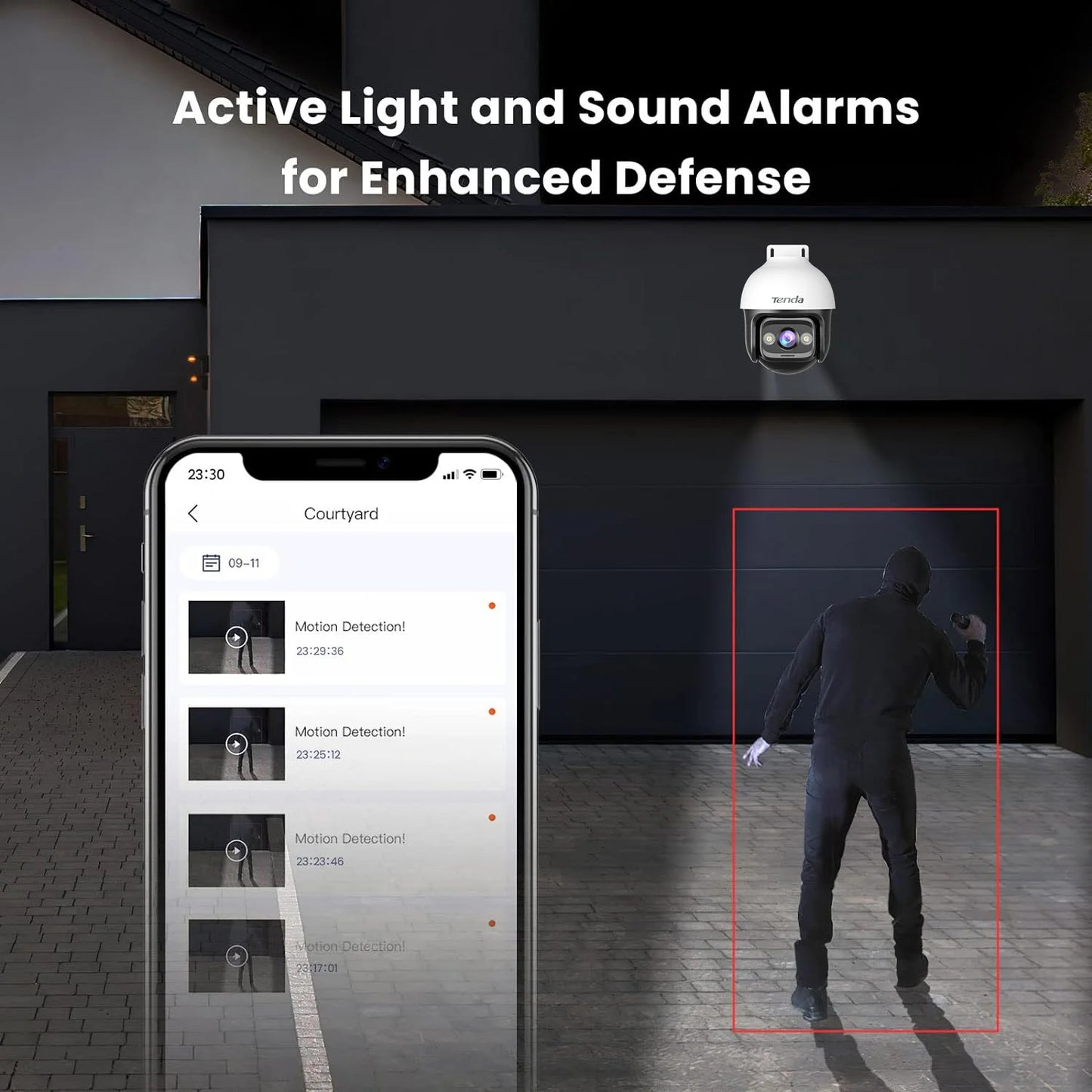 🎥 Tenda 5MP Outdoor WiFi‑6 Security Camera — 360° Pan/Tilt, Color Night Vision, Patrol Mode, AI Human & Vehicle Detection