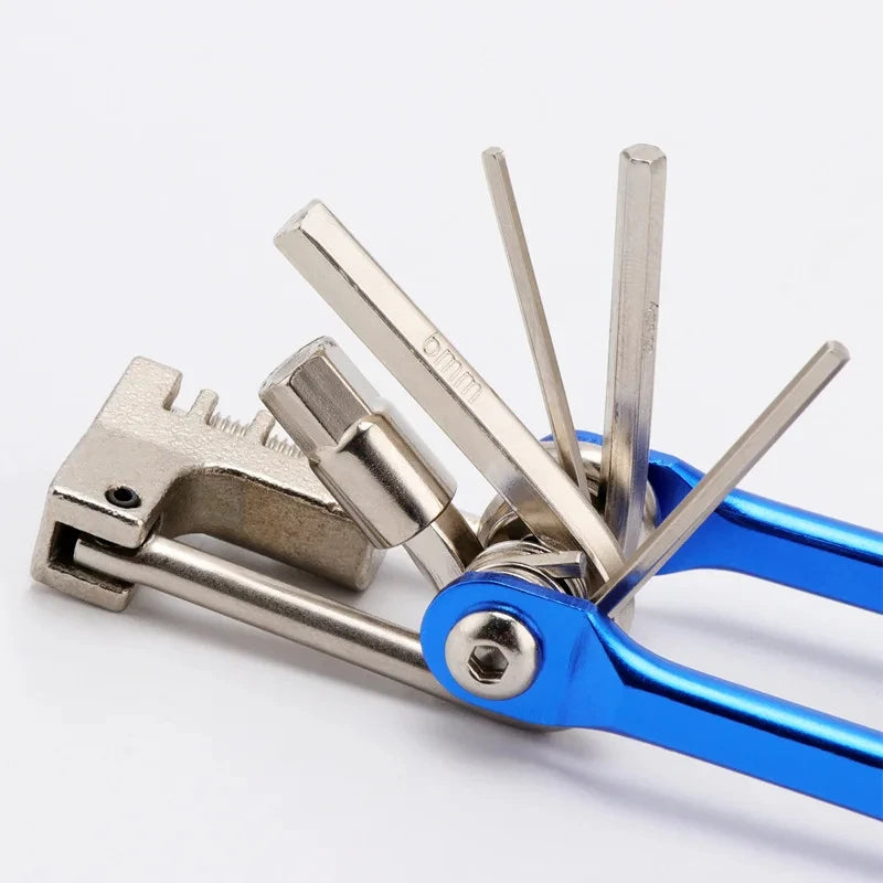 🔧 11-in-1 Bicycle Multi Tool – Chain Splitter, Cutter, Wrench, Screwdriver for MTB & Road Bike Repair