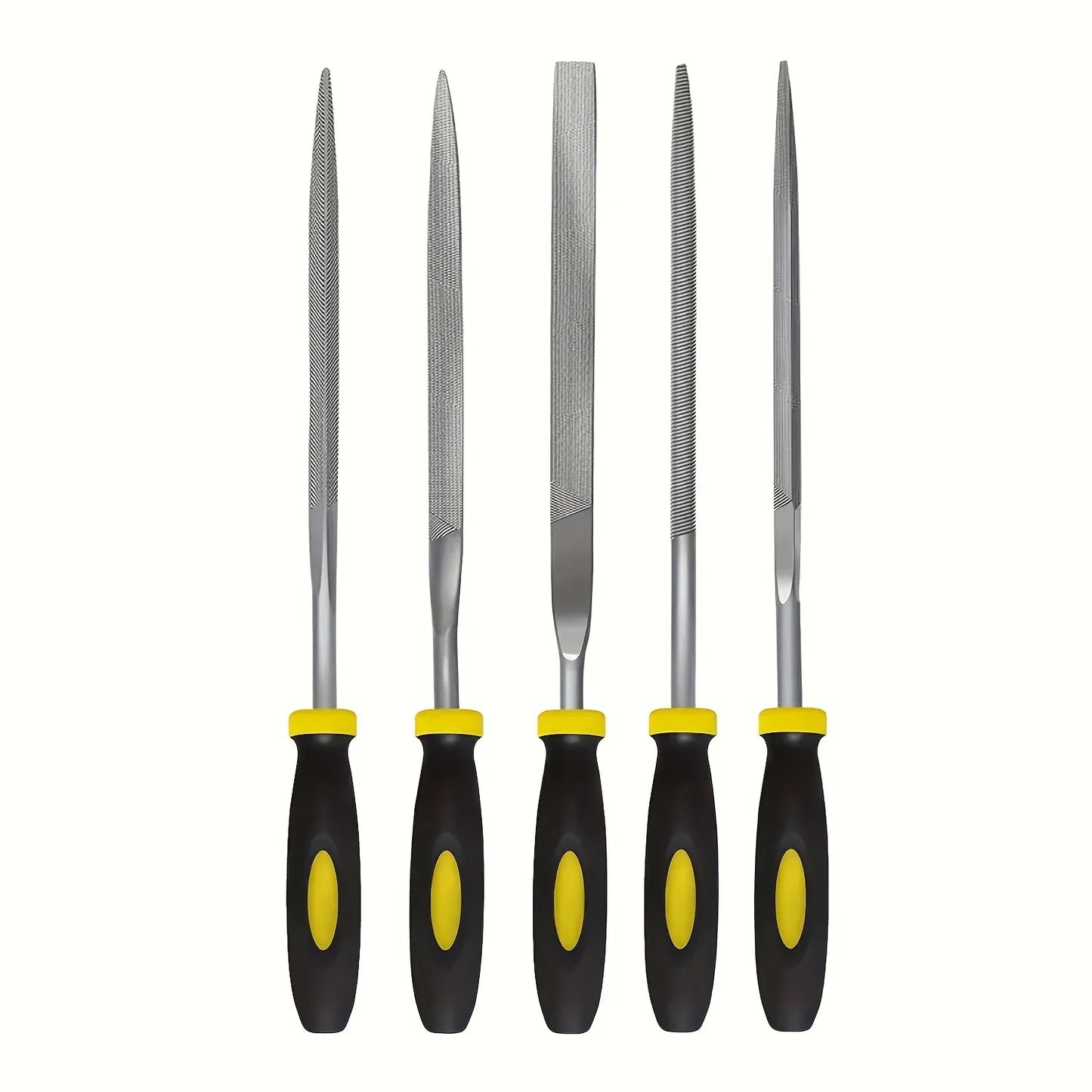 🛠️ Premium Needle File Set High-Carbon Steel Files with Ergonomic Handles for Wood, Plastic, Metal & Model Work