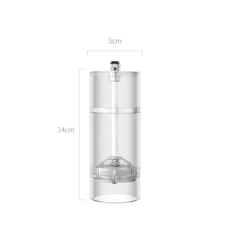 Spice Mill Salt and Pepper grinder Refillable shaker Manual Herbs Grinder Adjustable Ceramic Rotor Kitchen Tools