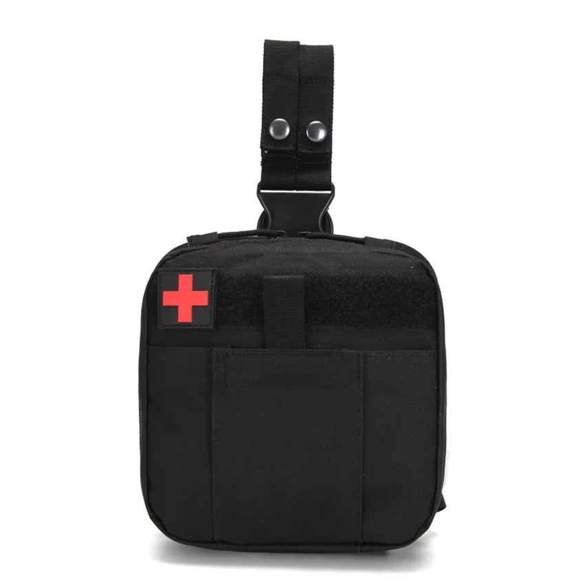 Survival - kit - Tactical First Aid Kit Bag – Medical Pouch for Camping, Hunting, Survival, Leg Pack or Backpack Storage