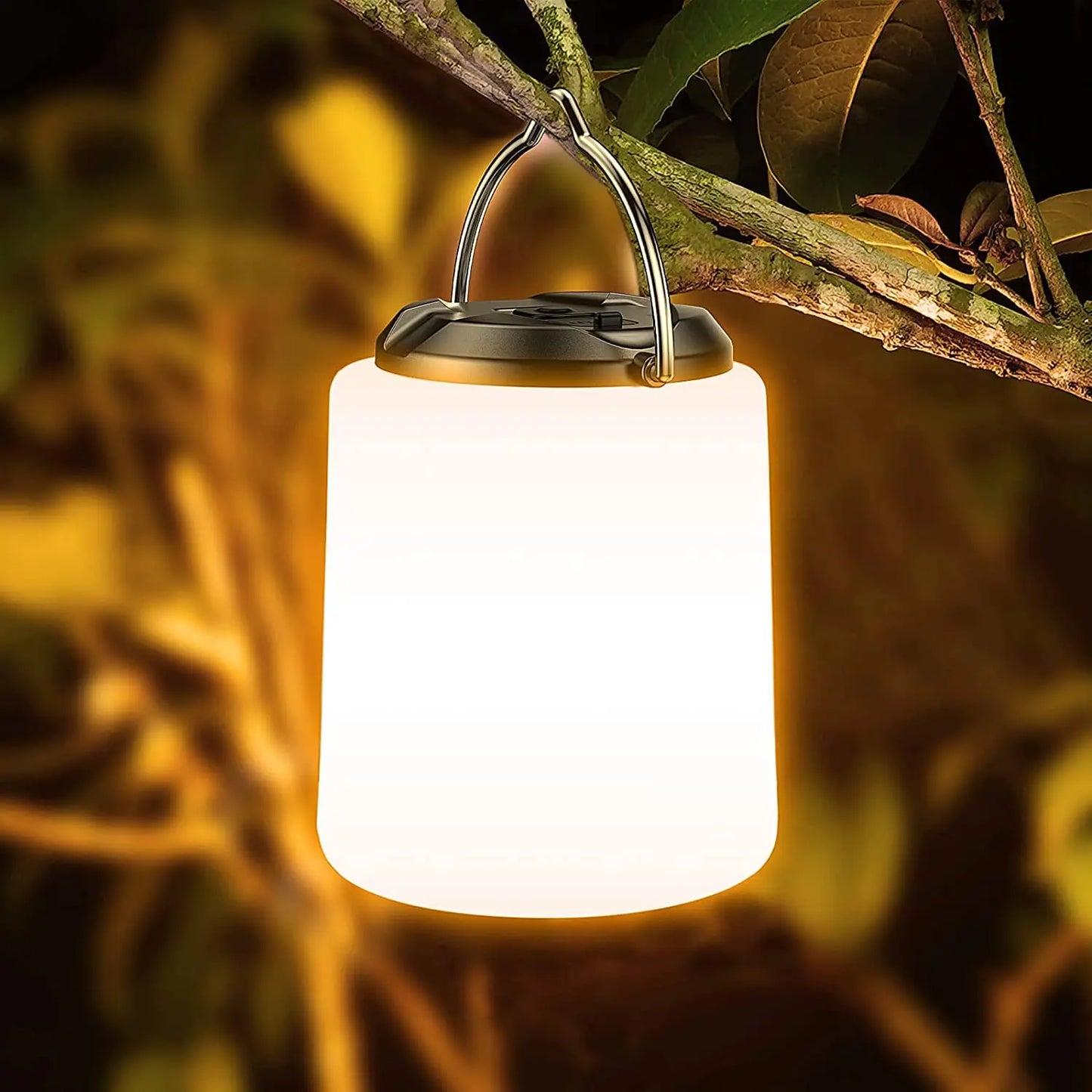 Survival Kit - Portable Rechargeable LED Camping Light – Warm White 3000K Lantern Flashlight for Outdoor, Hiking, Emergency