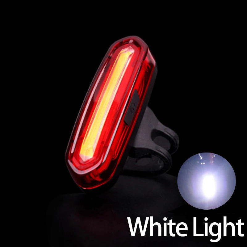 🚴♂️ USB Rechargeable Cycling Tail Light – Bright LED Warning Rear Lamp for Mountain & Outdoor Bike Accessories