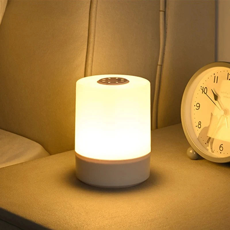 🌙 Bedside LED Night Light – Touch Control | Dimmable | USB Charging | Decorative Table Lamp Perfect for Bedroom, Reading, and Ambient Lighting