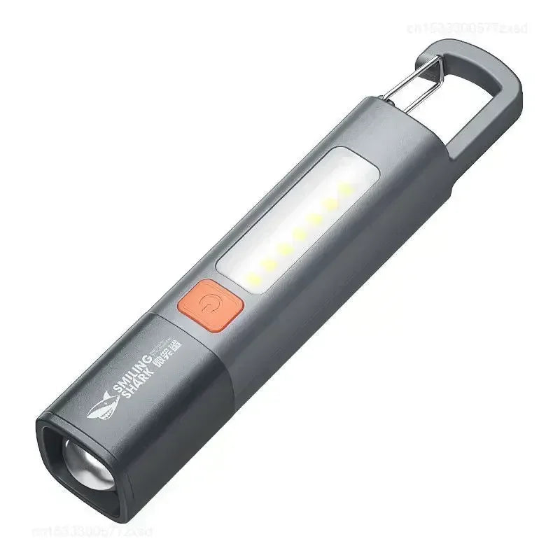 Survival Kit - Xiaomi Portable Outdoor Flashlight – Rechargeable LED Torch with Zoom Focus & Side Floodlight for Long-Range Illumination