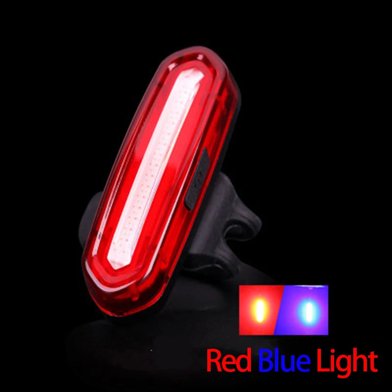 🚴♂️ USB Rechargeable Cycling Tail Light – Bright LED Warning Rear Lamp for Mountain & Outdoor Bike Accessories