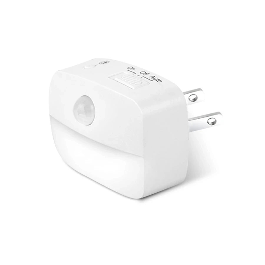 💡 LED Motion Sensor Night Light – EU/US Plug | Dimmable Wall Lamp for Bedroom, Hallway, Kitchen & Kids Room