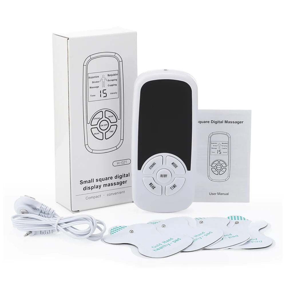 ⚡💪 EMS Electric Muscle Therapy Stimulator – 6 Modes TENS Unit 🩺 Meridian Physiotherapy Pulse Massager for Abdomen, Prostate & Full Body Relief