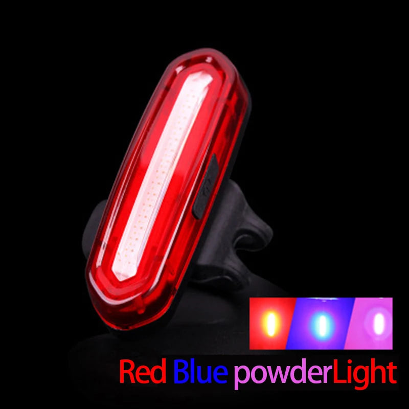 🚴♂️ USB Rechargeable Cycling Tail Light – Bright LED Warning Rear Lamp for Mountain & Outdoor Bike Accessories