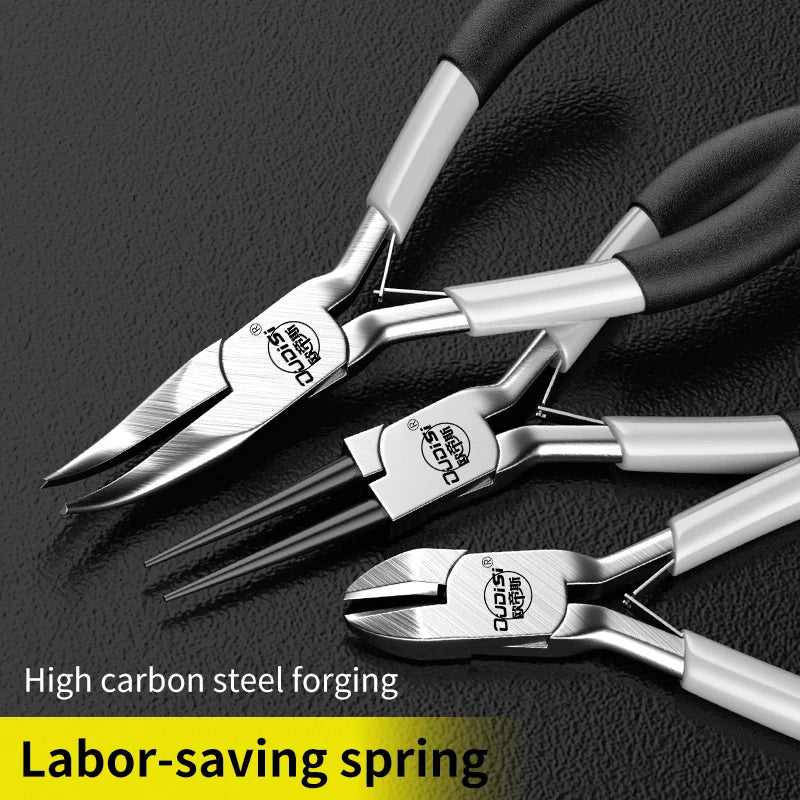 🔧 Mini Pliers for Jewelry & DIY Projects Perfect for Precision Work Compact and lightweight, these pliers are ideal for detailed work such as beading, wire cutting, jewelry assembly, electronics, and other fine crafts.