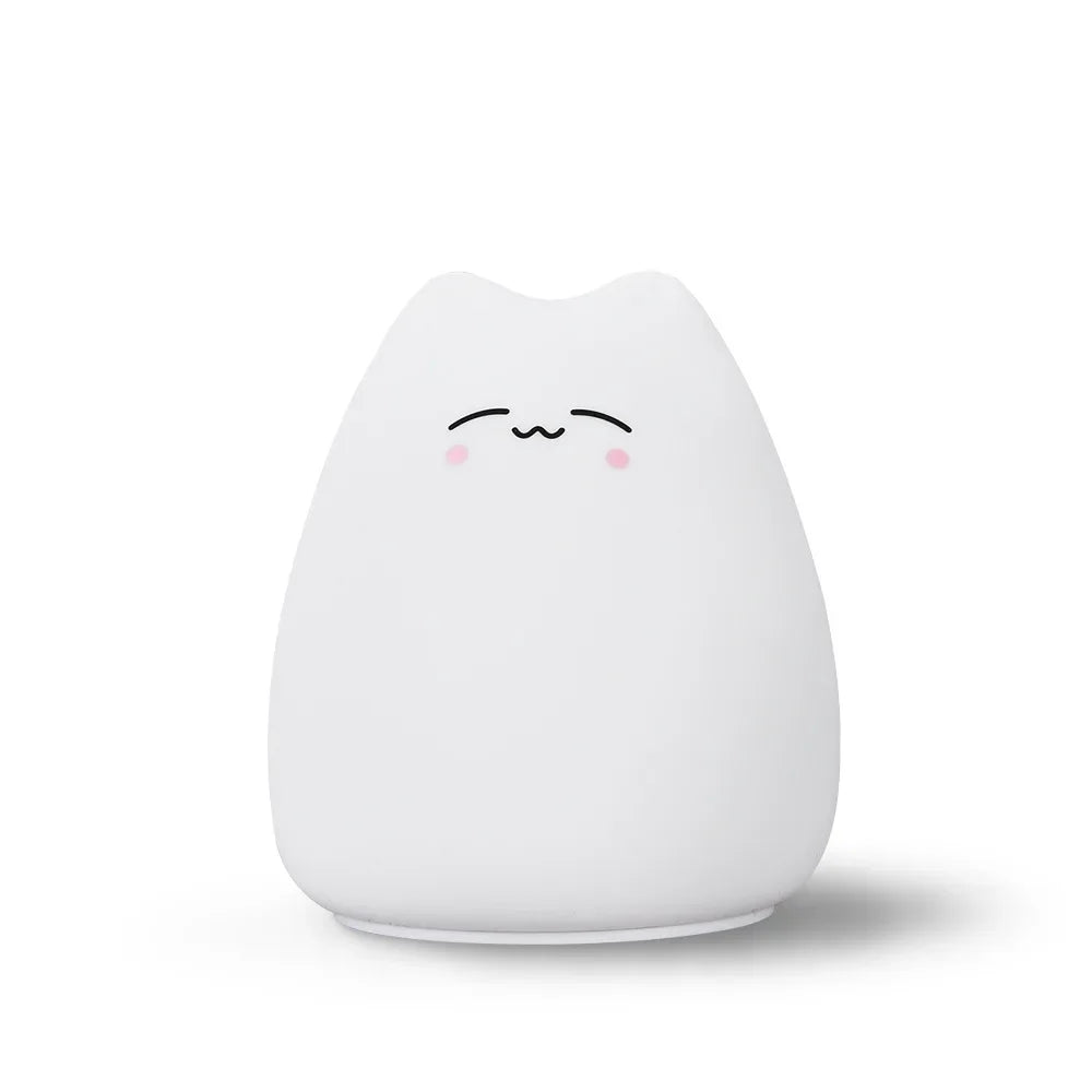 🐻 Cute Animal LED Night Light – USB Rechargeable | 3-Level Dimming | Nursery Lamp for Baby, Toddler, Breastfeeding