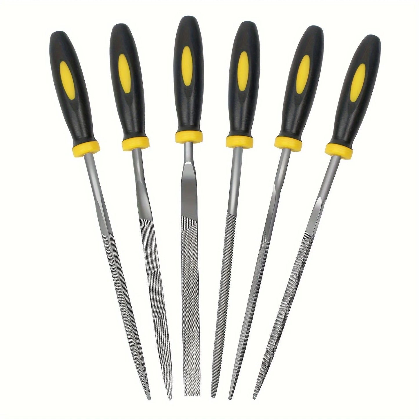 🛠️ Premium Needle File Set High-Carbon Steel Files with Ergonomic Handles for Wood, Plastic, Metal & Model Work