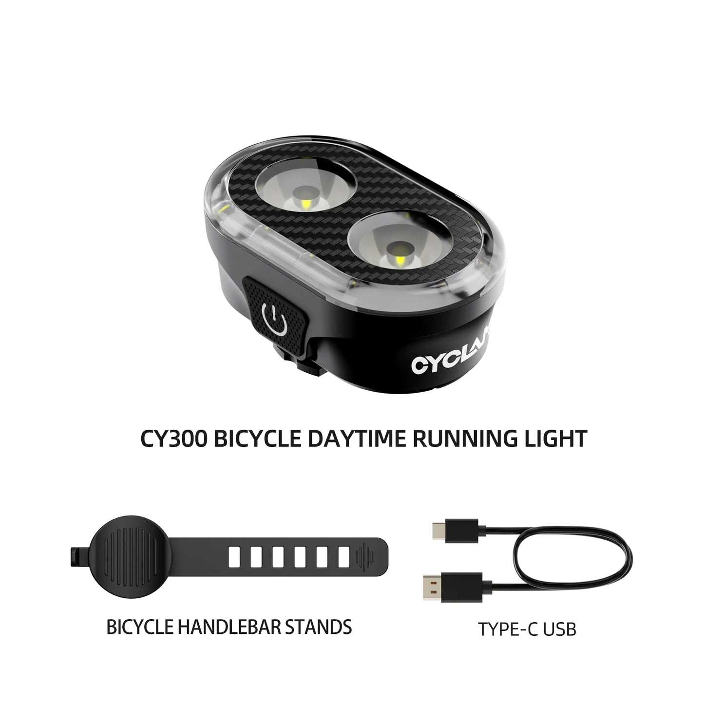 🚴♂️ CYCLAMI CY300T Smart Bicycle Front & Rear Brake Sensing Light – Waterproof MTB & Road Bike Accessory