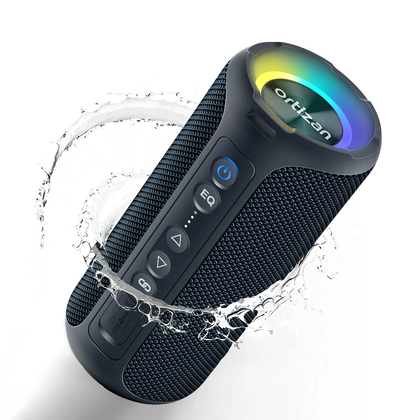 Ortizan 40W Outdoor Bluetooth Speaker – IPX7 Waterproof, 30 Hours Battery, Deep Bass, Bluetooth 5.3 for Travel & Shower