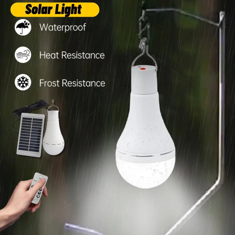 🔦Survival Kit - Hanging Solar Camping Light | IP68 Waterproof | USB + Solar Rechargeable | Outdoor Emergency Lamp Your Reliable Light Source for Camping, Hiking, Emergency & Outdoor Adventures!