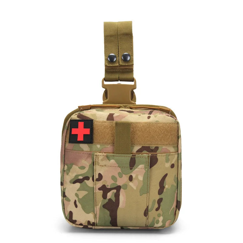 Survival - kit - Tactical First Aid Kit Bag – Medical Pouch for Camping, Hunting, Survival, Leg Pack or Backpack Storage