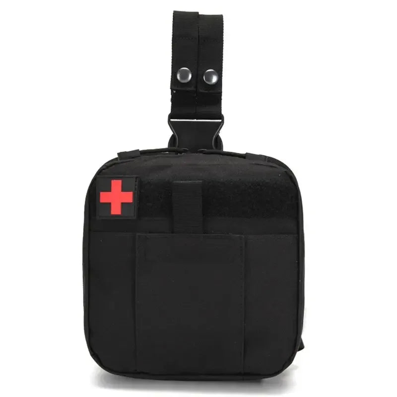 Survival - kit - Tactical First Aid Kit Bag – Medical Pouch for Camping, Hunting, Survival, Leg Pack or Backpack Storage