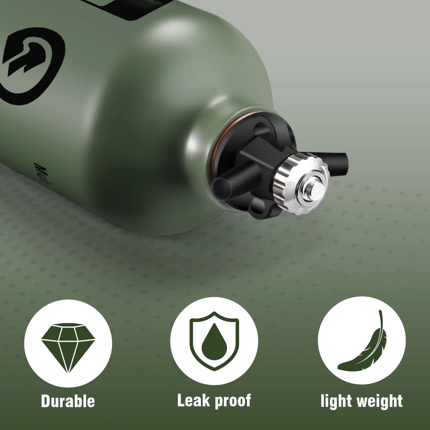 🛢️ CAMPEAK Liquid Fuel Bottle 0.5L / 1L – Outdoor Camping Fuel Container with Safety Valve for Stove & Burner Use