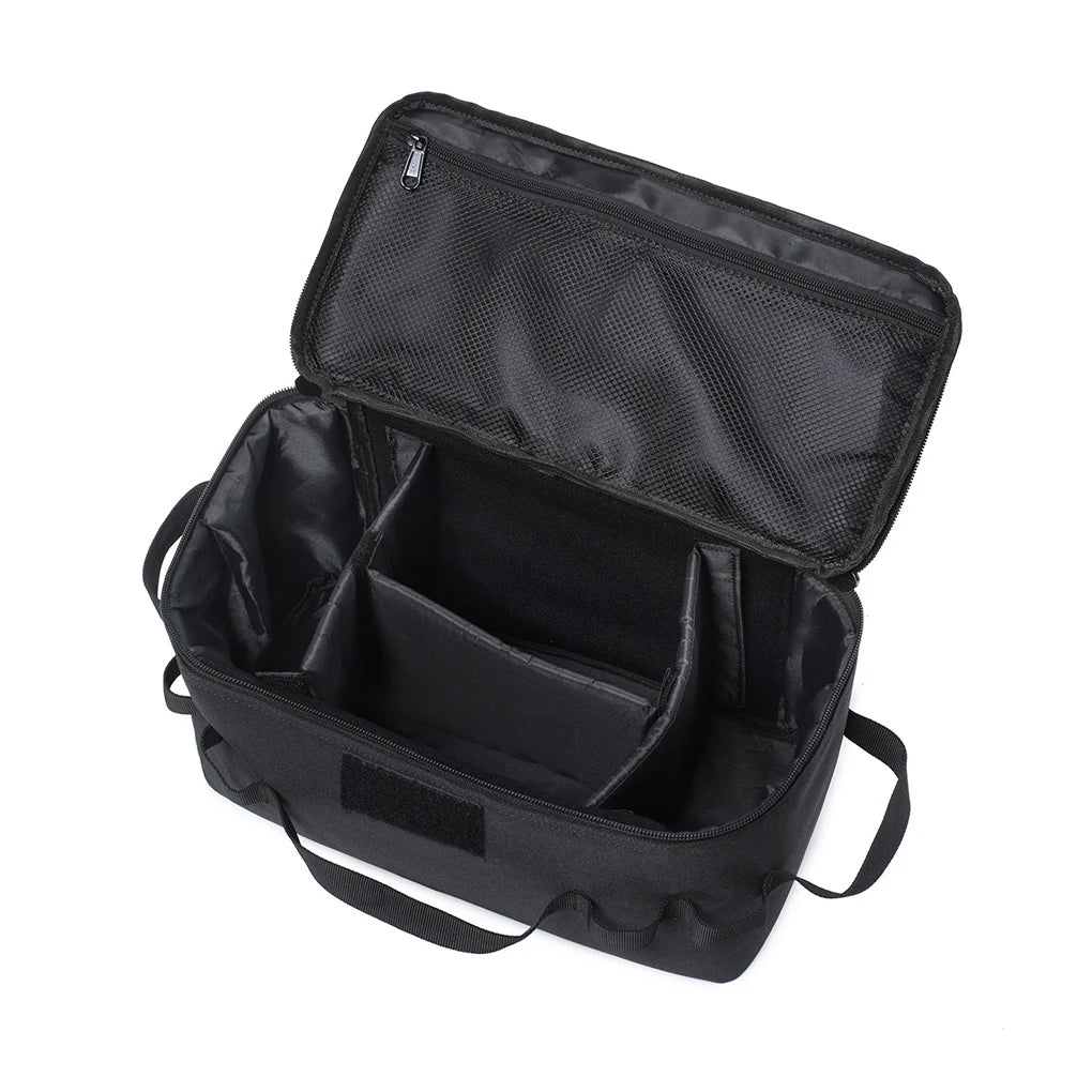 Large Capacity Camping Storage Bag – Gas Tank, Ground Nail & Cookware Organizer for Outdoor Picnic Use