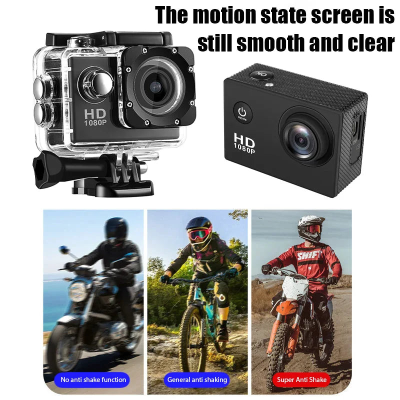 🎥 4K Ultra HD Action Camera — 3MP, Waterproof, Outdoor Sports Helmet Cam