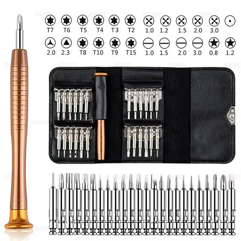 🧰 Precision Screwdriver Set – 152-in-1 / 25-in-1 Professional Laptop & Electronics Repair Kit with T5 T6 Torx Bits