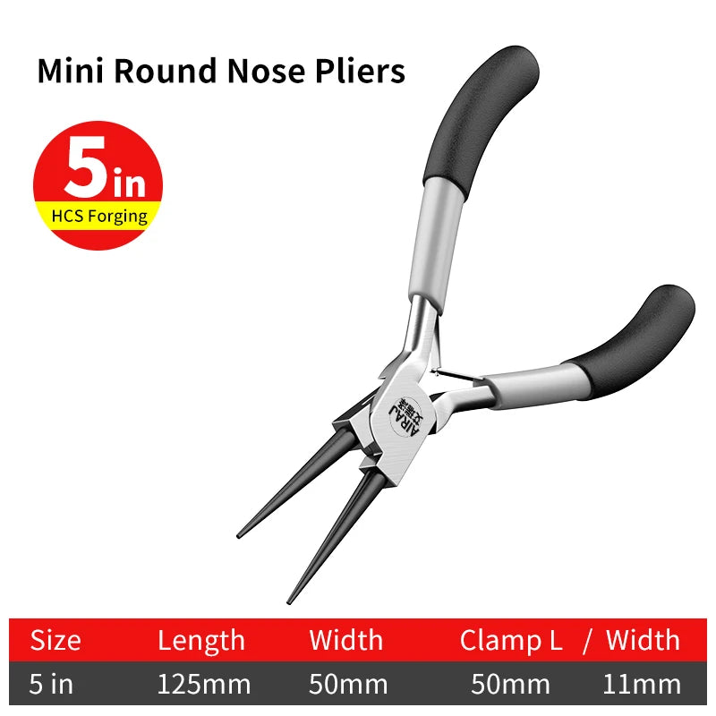 🔧 Mini Pliers for Jewelry & DIY Projects Perfect for Precision Work Compact and lightweight, these pliers are ideal for detailed work such as beading, wire cutting, jewelry assembly, electronics, and other fine crafts.
