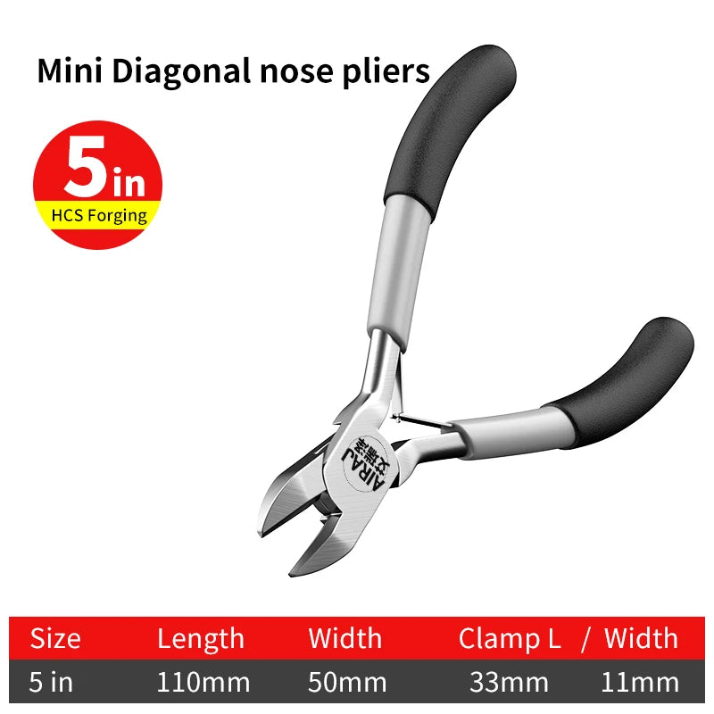 🔧 Mini Pliers for Jewelry & DIY Projects Perfect for Precision Work Compact and lightweight, these pliers are ideal for detailed work such as beading, wire cutting, jewelry assembly, electronics, and other fine crafts.