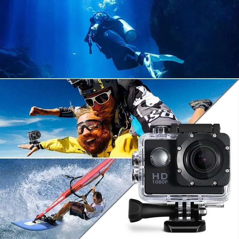 🎥 4K Ultra HD Action Camera — 3MP, Waterproof, Outdoor Sports Helmet Cam