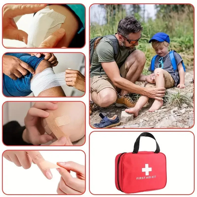 Survival Kit - Emergency Medical First Aid Kit – Portable Survival Bag for Home, Hiking, and Camping Equipment