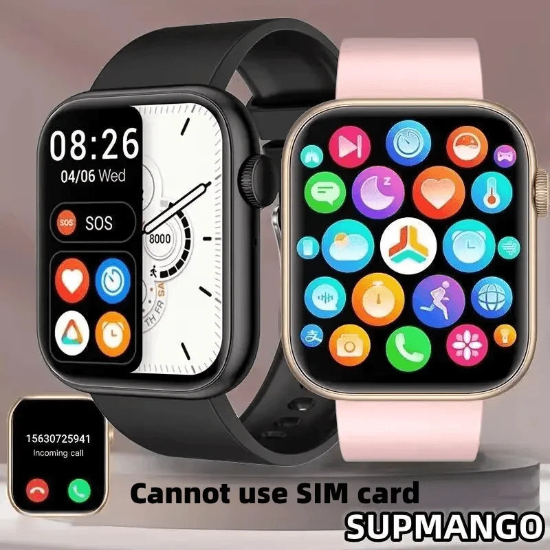 ⌚ S8 Smart Watch with Bluetooth Calling – Fitness & Health Tracker for Men and Women | X7/X8 Series Sports Smartwatch