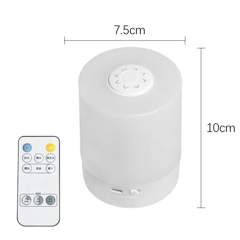 🌙 Bedside LED Night Light – Touch Control | Dimmable | USB Charging | Decorative Table Lamp Perfect for Bedroom, Reading, and Ambient Lighting