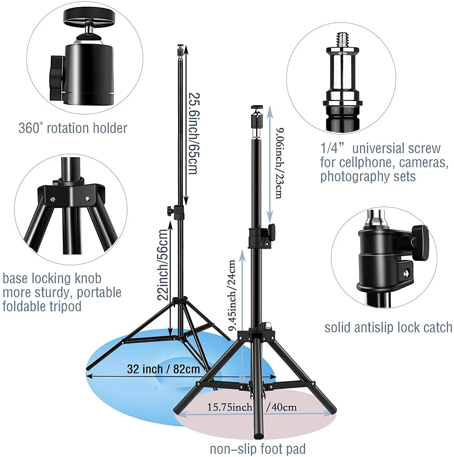 💡📸 LED Selfie Ring Light Kit – USB Remote | Phone Holder | Tripod Stand for YouTube, TikTok, Live Streaming