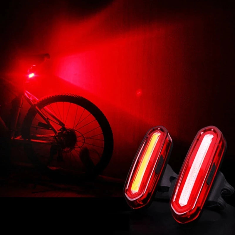 🚴♂️ USB Rechargeable Cycling Tail Light – Bright LED Warning Rear Lamp for Mountain & Outdoor Bike Accessories