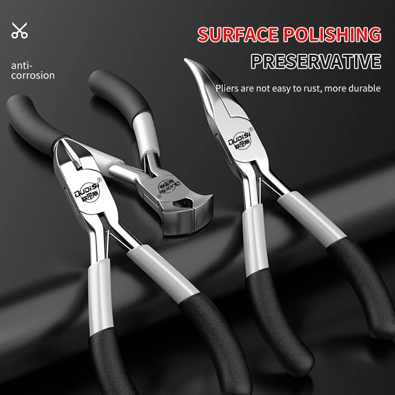 🔧 Mini Pliers for Jewelry & DIY Projects Perfect for Precision Work Compact and lightweight, these pliers are ideal for detailed work such as beading, wire cutting, jewelry assembly, electronics, and other fine crafts.