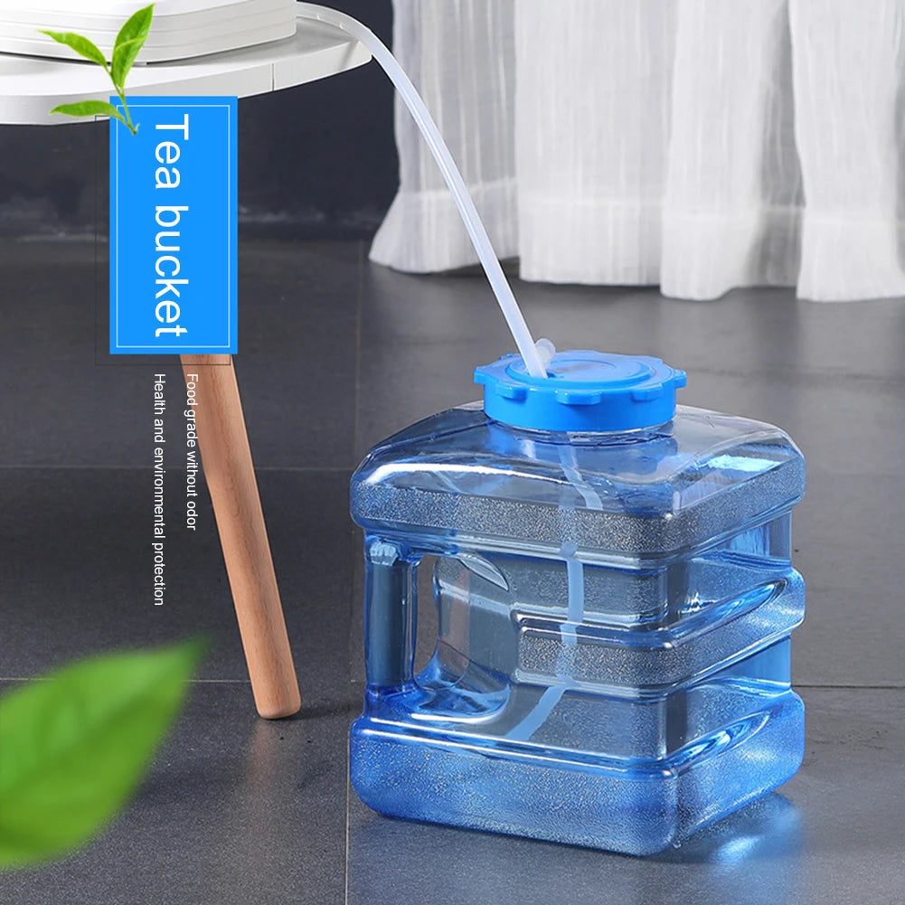 Survival Kit - 7.5/10/15L Drinking Water Container with Spigot Leakproof Camping Water Tank Large Capacity Water Storage Carrier for Hiking Car